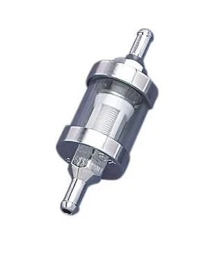 Drag Specialties Clear Mini Fuel Filters 1/4in. Inlet DS-391673