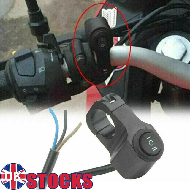 MOTORCYCLE HANDLEBAR CONTROL Toggle ON/OFF Switch with Wire Harness