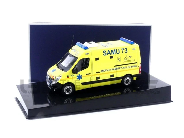 Renault Master Van Samu de Lyon Ambulance 2014 Norev 518790 Renault Master Van Samu de Lyon Ambulance 2014 Norev 518790