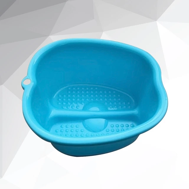 Bañera de pies para remojar pies con suministros de pedicura masaje térmico