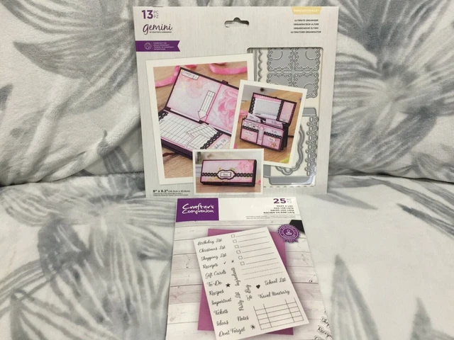 GEMINI ULTIMATE ORGANIZER Papercraft Stempel/Stanzen Abmessungen 8"" x ...