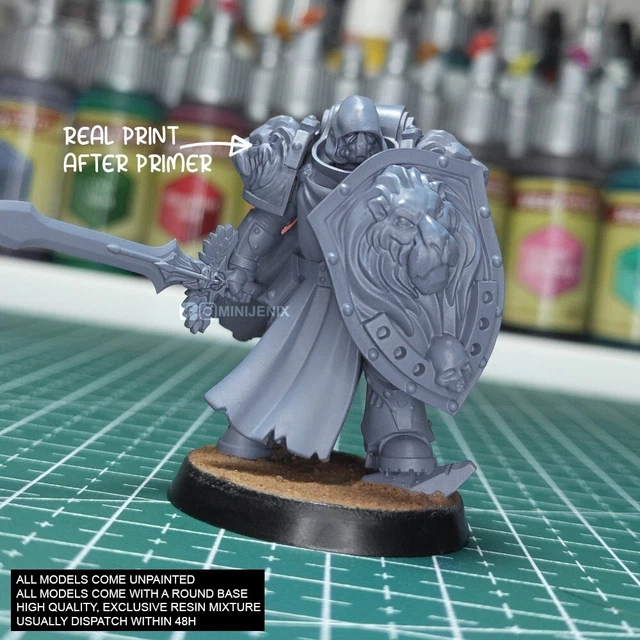 5x Custom Dark Knights Sword 2 - Weapons for Space Angels or SciFi marine minis