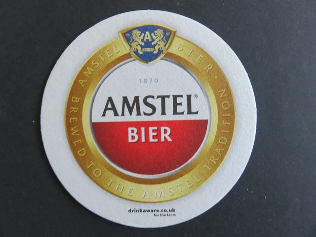 Beer Mat Coaster Cardboard AMSTEL BIER