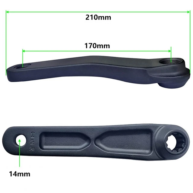 Ensemble de bras de manivelle de vélo 165/170/172,5/175 mm