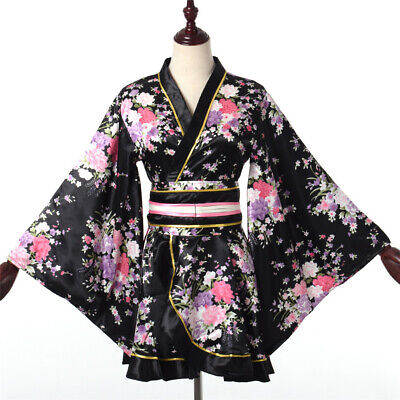 Sexy Lady Kimono Dress Japanese Women Casual HomeDress