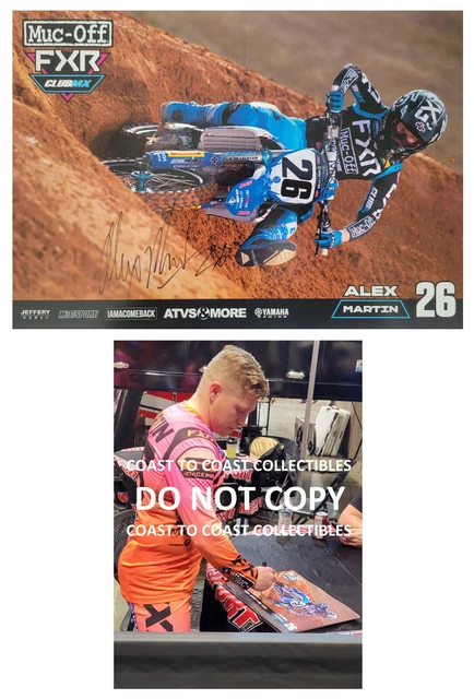 Kyle Peters Supercross Motocross autographed 8.5x11 photo poster COA. Kyle Peters Supercross Motocross autographed 8.5x11 photo poster COA.
