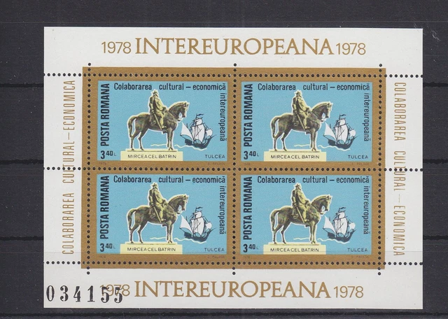 Rumänien Block 152 mit 3515 postfrisch Romania MNH #RA246