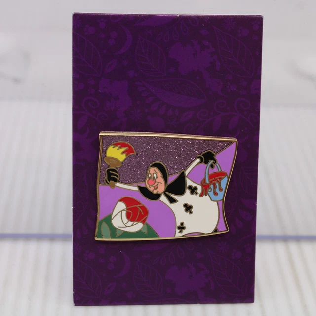 B4 Disney Parks Pin LE Card Painter Alice in Wonderland 65th Anniversary Puzzle