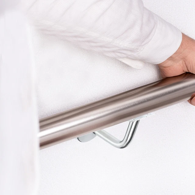 2 pz supporto braccioli in acciaio inossidabile hardware corrimano ringhiera per scale