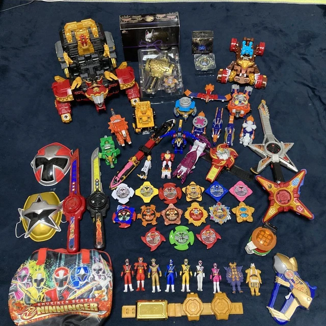 POWER RANGERS NINJA Steel Ninninger DX Megazord Morpher 46p Set Bundle BANDAI EUR 581,22 