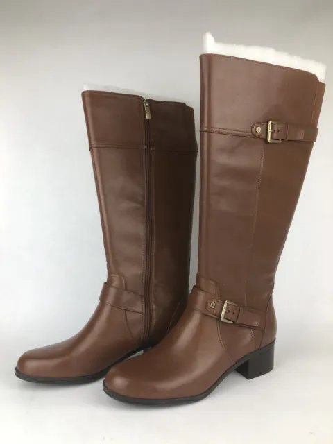 Bandolino Brown Leather Riding Boots Women’s 9 Very Clean