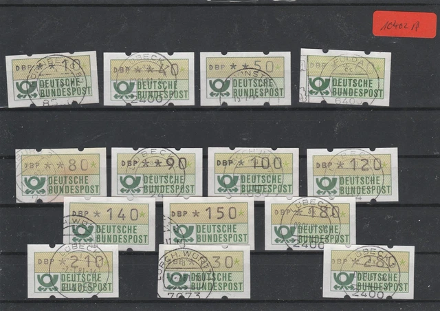 Deutschland   Automatenmarken  Posten/Lot  gestempelt   MiNr. 1 TS1