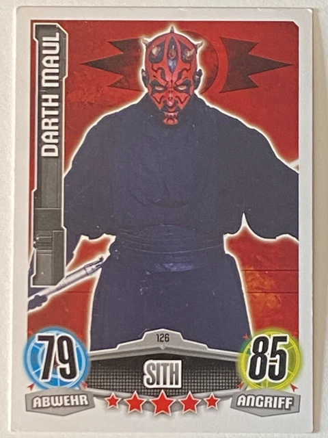 Force Attax Star Wars Darth Maul SAMMELKARTEN TOPPS FORCE Attax Star Wars Movie 2012 Separatist Sith