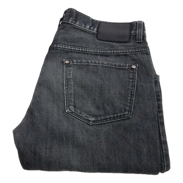 HUGO BOSS KANSAS Hudson Straight Leg Jeans Waist 34 Leg 32 Zip Fly P3449 32.99 PicClick UK