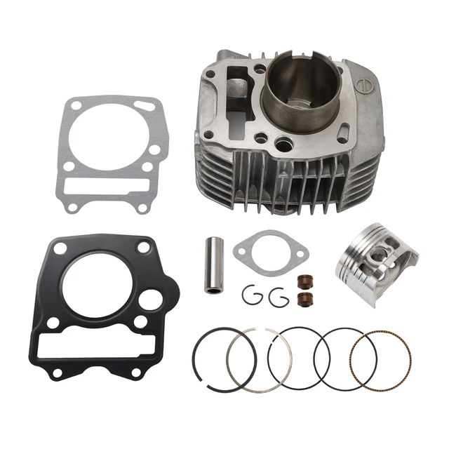 Kit Reconstruction Piston-Cylindre 52.4mm 125cc - Compatible Honda SH125, NES125, PES125, SES125, FES125 - Alu Haute Qualité