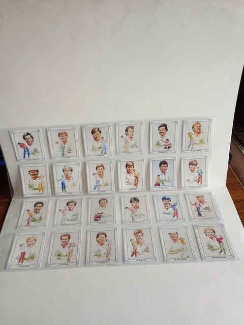 Carte da collezione Birchgrey Ltd 1989 Panasonic Coppa Europa set completo 25 custodie
