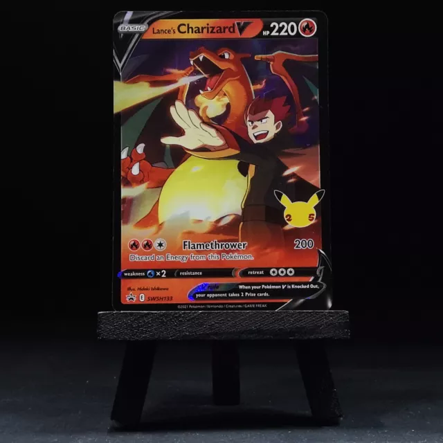 Lance's Charizard V SWSH133 Celebrations DIGITAL Pokemon TCG