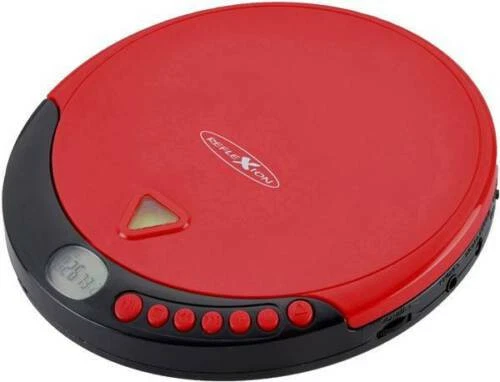 Reflexion PCD510MF/rd Tragbarer CD/MP3-Player mit UKW-Radio /Hörbuchfunktion!