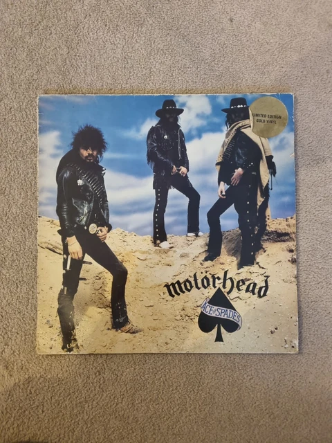 MOTORHEAD ACE OF Spades Limited Edition Gold Vinyl Album LP BRON31 VG+ ...