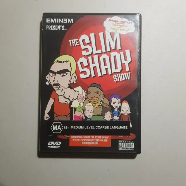 Slim Shady Show Region All VGC Free Postage in Australia Featuring Eminem 2002