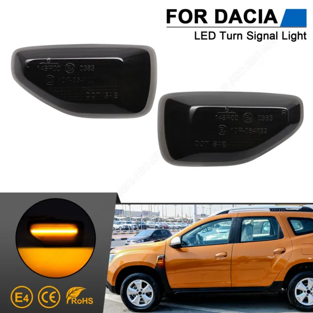 Led Seitenblinker Blinker für DACIA Duster II | SANDERO II | LOGAN II | SCHWARZ