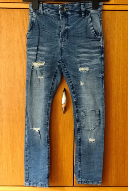 Boys Distressed Denim Jeans - Skinny Leg - Size  7Yrs - Next.