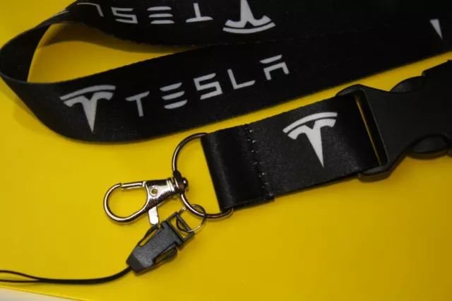 Tesla Schlüsselband 2024 Neu Lanyard Neck Strap passend für Model 3 / S / X / Y 2