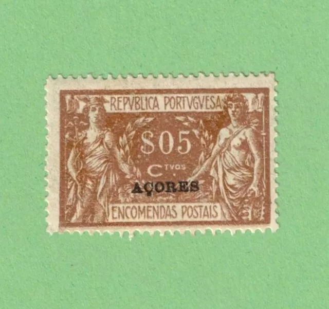 Briefmarke: Portugal, 1920, Stempel "Acores", 5C. S05, ungebr. Falz, Zus.s. Scan
