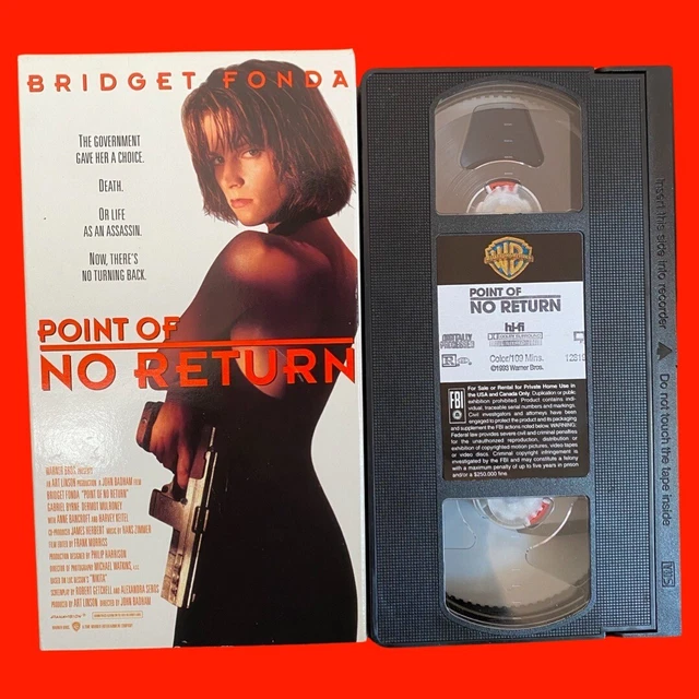 POINT OF NO Return (VHS 1993) Bridget Fonda, John Badham Action Movie ...