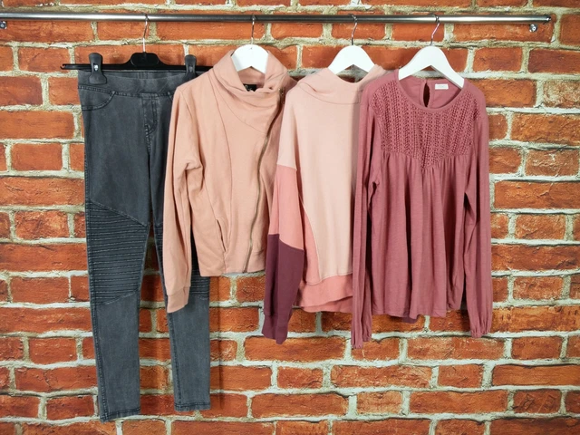 Girls Bundle Age 9-10 Years H&M Firetrap Next Jeans Pullover Jacket Tops 40Cm
