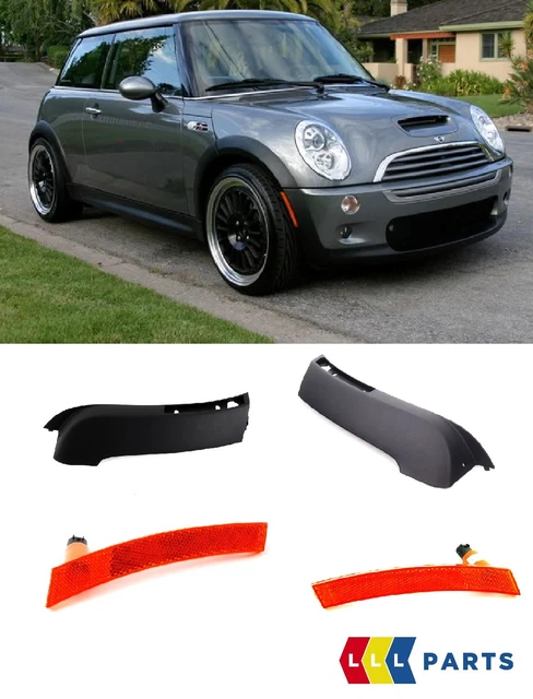 MINI NEW GENUINE R53 Usa Front Bumper Outer Plastic Trim Pair With ...
