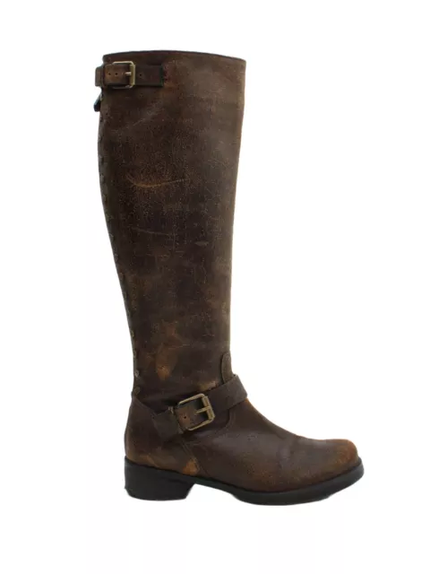 Tory Burch Women's Boots UK 6 Brown 100% Leather Riding Boot