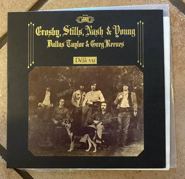 Crosby Stills Nash And Young Deja Vu Vinyl Lp Atlantic Records Vg