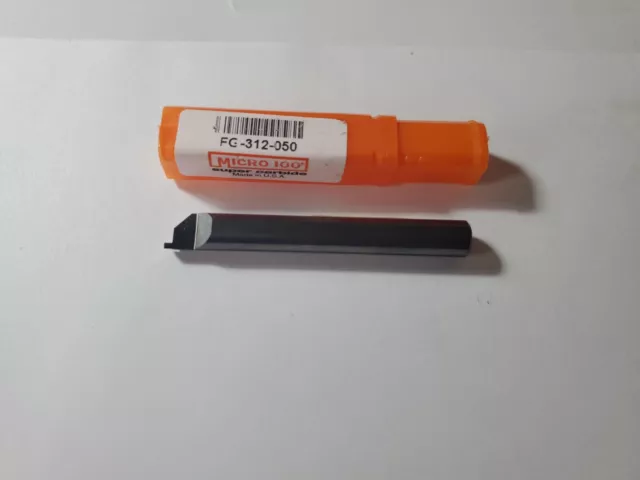 Micro 100 Carbide Face Grooving Tool  FG-312-050 ( .05 WIDE  X .312 SHANK  )