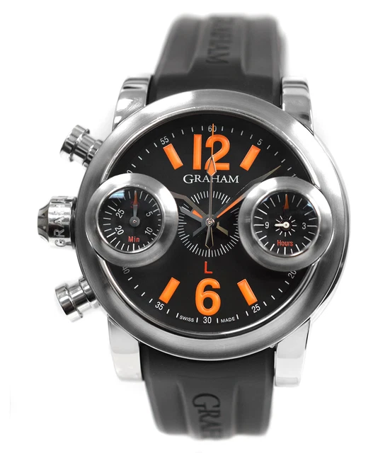 Graham Swordfish 2SWAS.B05A.K06B Chronograph Steel 46MM Automatic Men's Watch Graham Swordfish 2SWAS.B05A.K06B Chronograph Steel 46MM Automatic Men's Watch