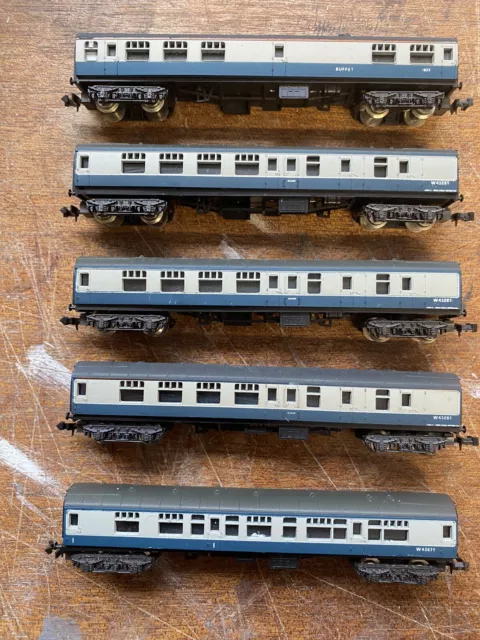 N Gauge Lima Coaches Blue / Grey X5