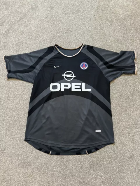 Original PSG Paris Saint Germain 3rd Shirt 2001-2002 Nike Size M #21 Ronaldinho