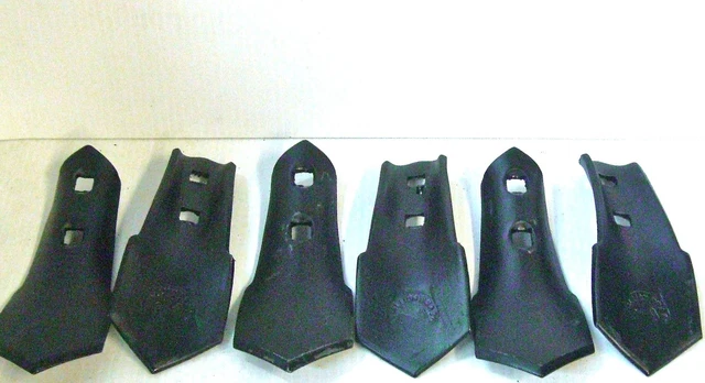 S Tine Sweep 2 Hole 2-3/4" Wide 7/16" Holes 1/4" Thick Cultivator set of 6