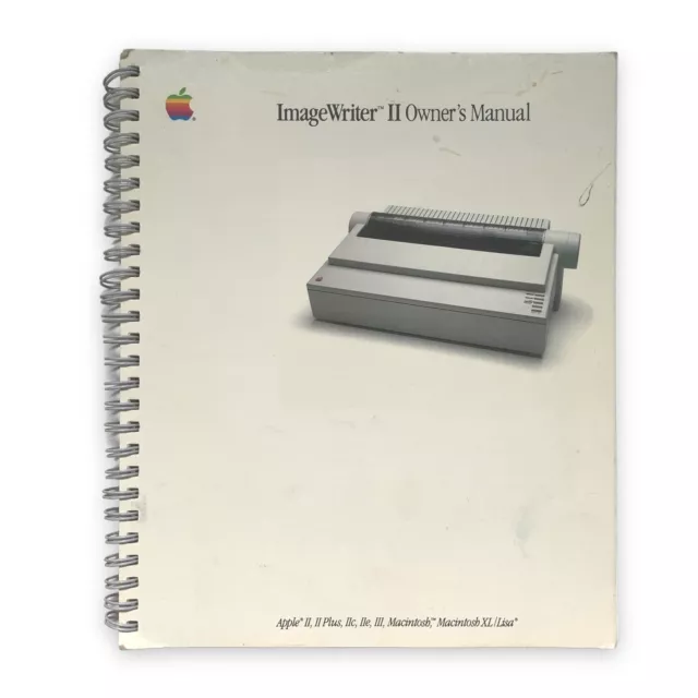 VTG 1985 Apple ImageWriter II Owner’s Manual