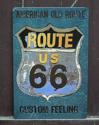 NEW AMERICAN OLD ROUTE 66 Poster Vintage Metal Tin Signs Home Pub Bar Wall Decor