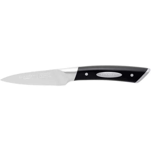 Scanpan Classic 9cm Stainless Steel Paring Knife Kitchen Utensil Black/Silver