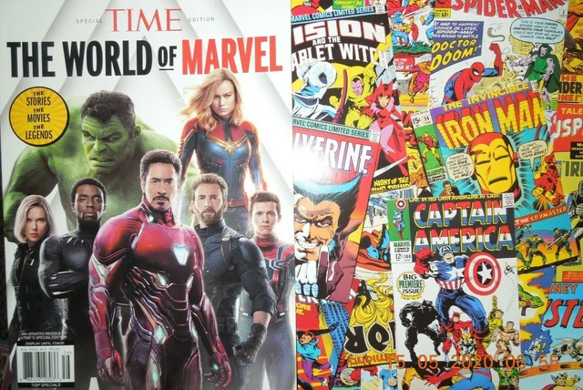 WORLD OF MARVEL time sp. the stories MOVIES & LEGENDS ironman SPIDERMAN stan lee