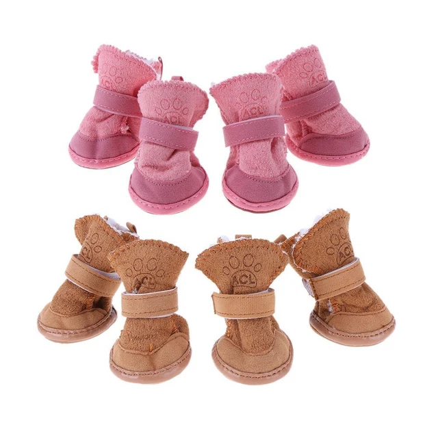 4 pz stivali per cani comodi scarpe da neve per animali domestici carini stivali per cani di piccola taglia media