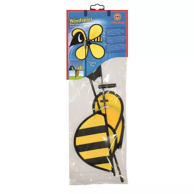 Günther Windspiel Funny Bee | Windmühle | Windrad 45 x 40 cm | Garten Deko 2