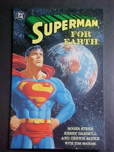 Superman For Earth! Prestige One-Shot!  Nm- 1991 Dc Comics