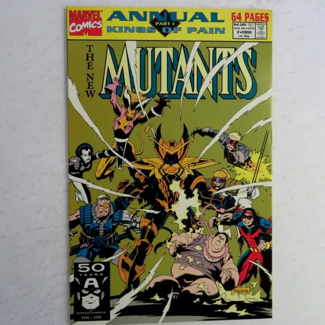 New Mutants Annual 7 (1991) Kings of Pain Marvel M