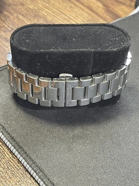Christian Dior Paris Watch - Womens Full Diamond Bezel Authentic Rare 4