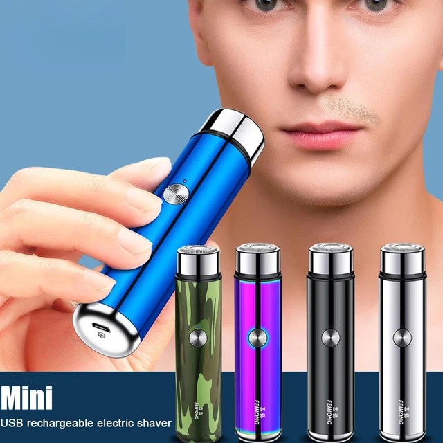 Mini rasoi elettrici ricaricabili rasoio portatile barba lavabile] trimmerd A8J3