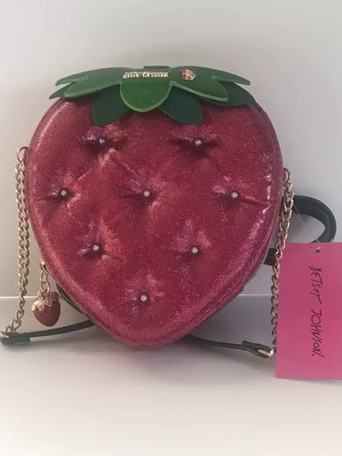 Betsey johnson sales strawberry purse