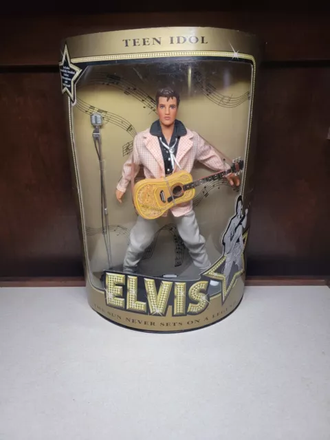 Vintage NEW 1993 Hasbro Elvis Presley Teen Idol 12" Doll in Box w/ Guitar New